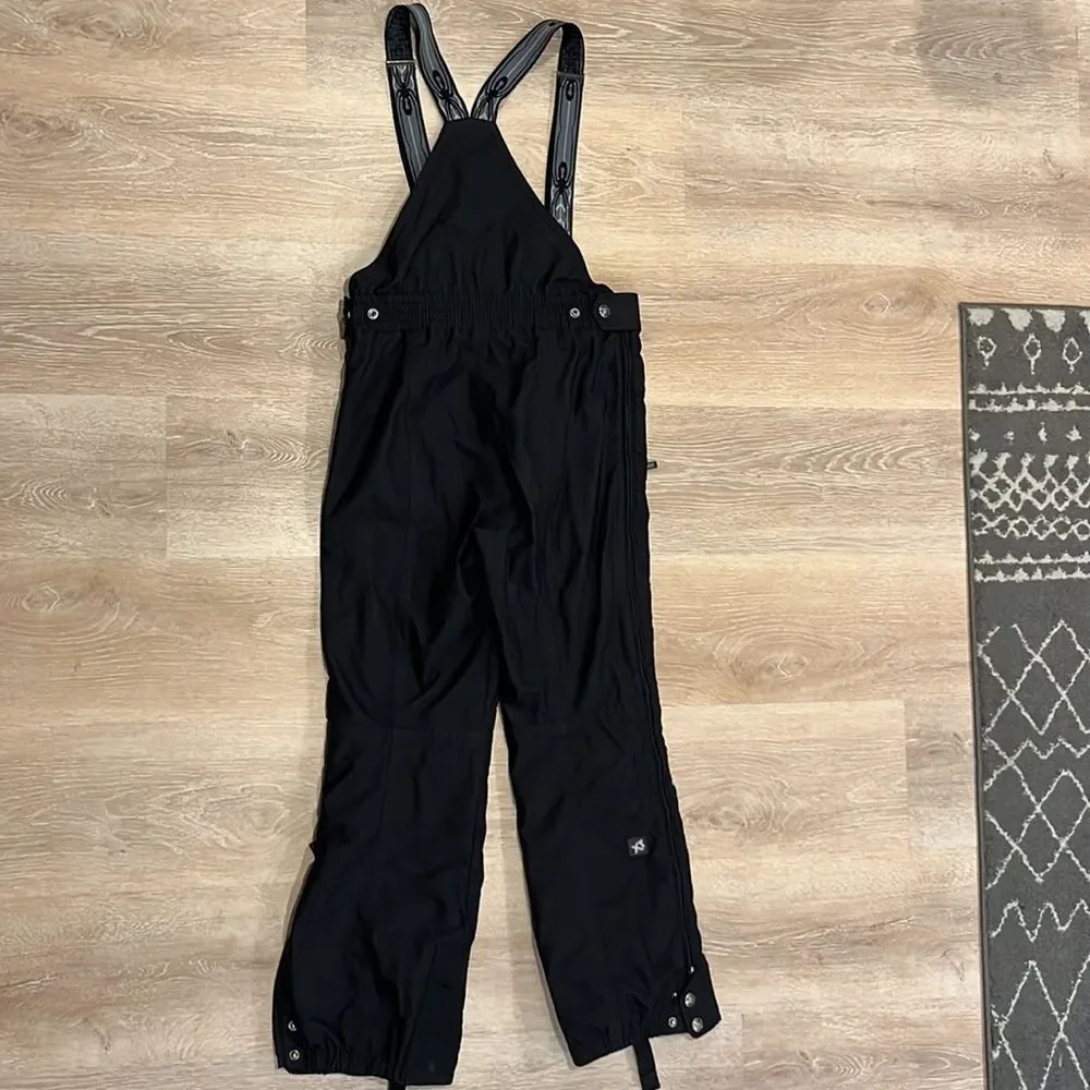 Spyder XT Thinsulate Black Snowboard Pants with Suspenders